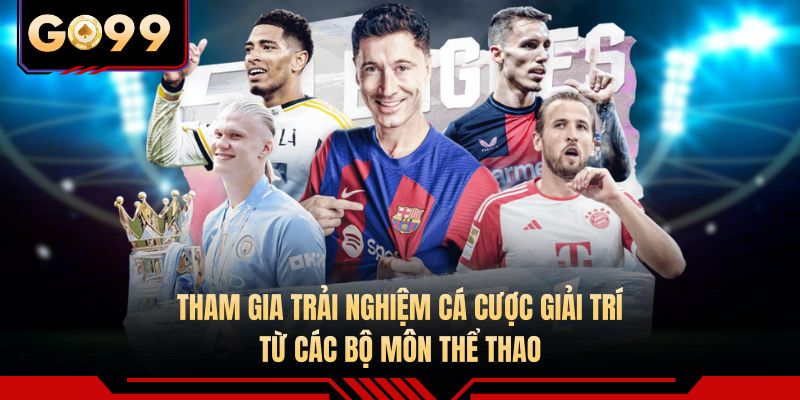 Tham gia trải nghiệm cá cược giải trí từ các bộ môn thể thao